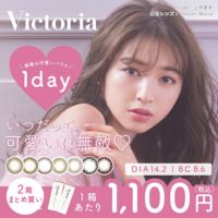 2箱買いで1,100円OFF Victoria 1day 1箱10枚入り