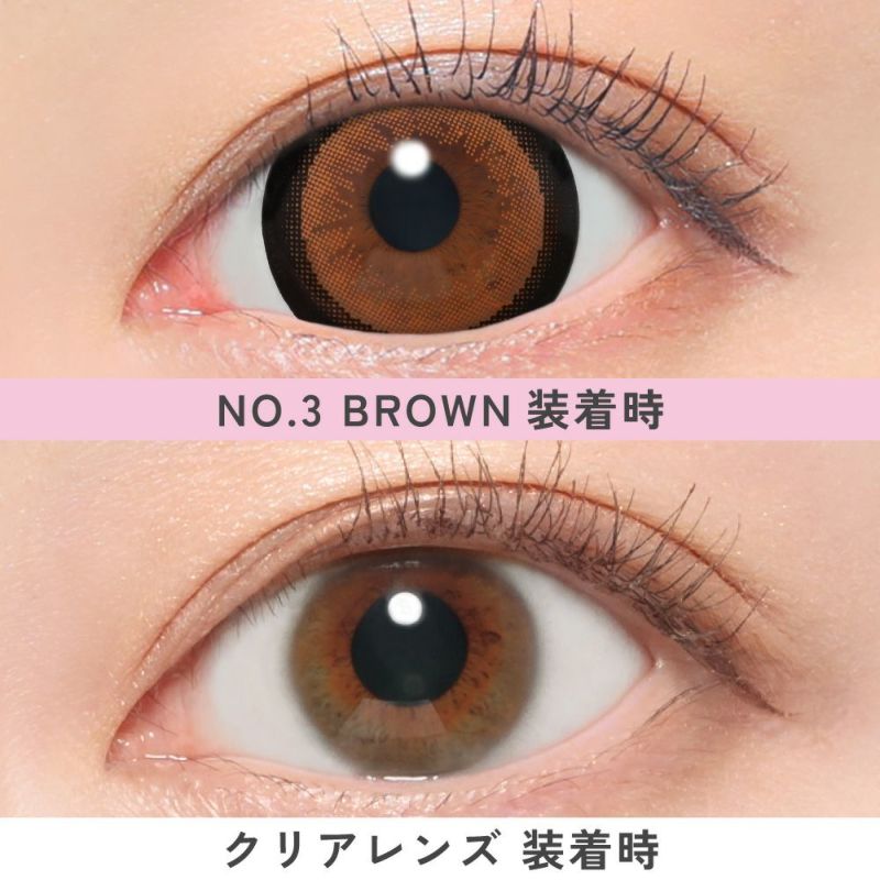 NO.3ブラウン比較画像
